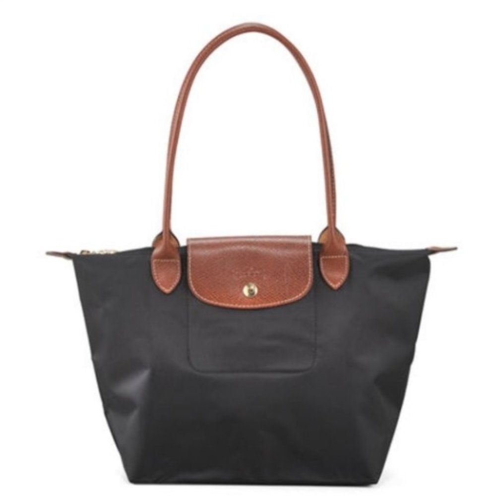 Longchamp Le Pliage Large Shoulder Tote Bag Black